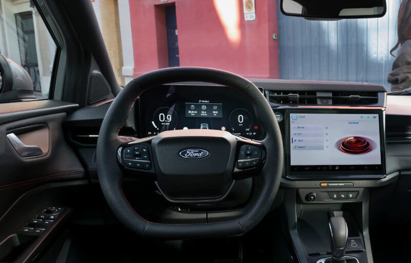 Tableau de bord numérique dans la nouvelle Ford Puma